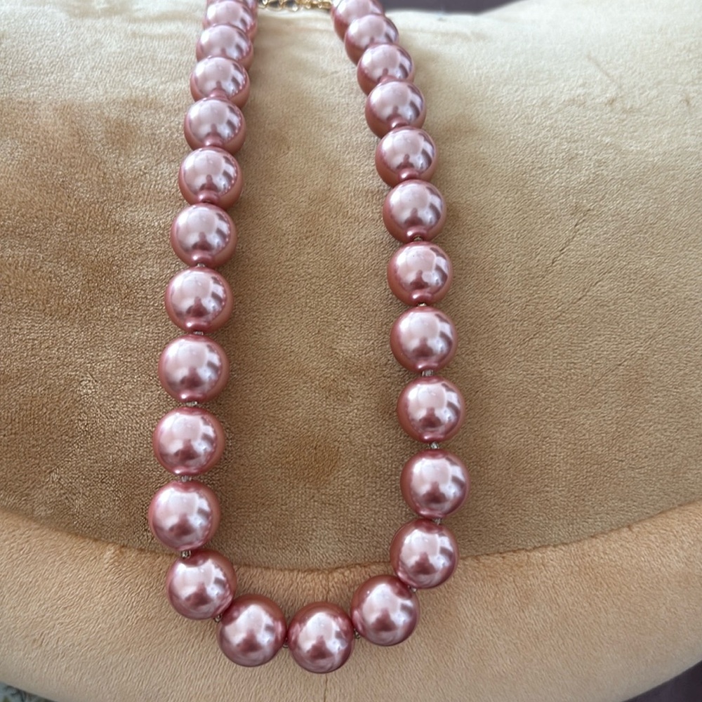 Charter Club pink pearl necklace